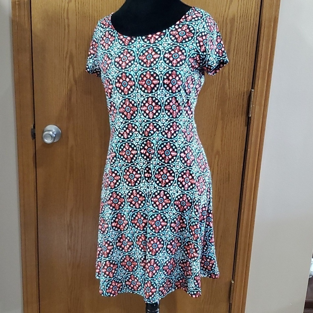 Michael Michael kors Mandela print multicolored dotted stretch dress